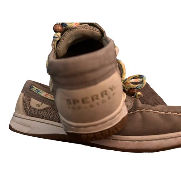 Sperry Top Sider Bluefish 2-Eye Boat Shoes, Linen Oat, Size 8.5 - Picture 6 of 6